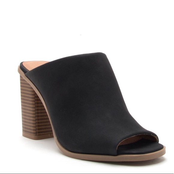 qupid mules black